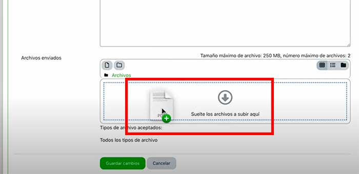 arrastrar documento para subir evidencia en english does work level 1 en zajuna sena